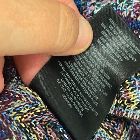 ANTHROPOLOGIE - Maeve Zig Zag Stripe Knit Dress - Picture 3 of 7